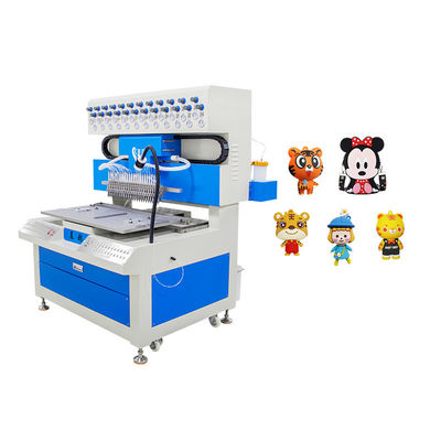 24 cores PVC chaveiro Máquina de distribuição de artesanato para a fabricação de carteira de bolso de silicone