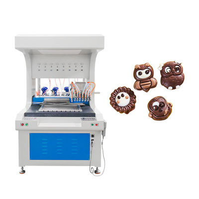 Máy trang trí sôcôla kẹo 8 màu tự động để làm bánh kẹo