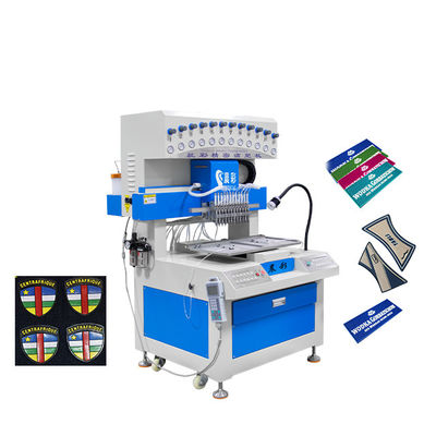 12 couleurs machine de goutte à goutte d'étiquette en silicone pour la fabrication de PVC 2D 3D logo de marque