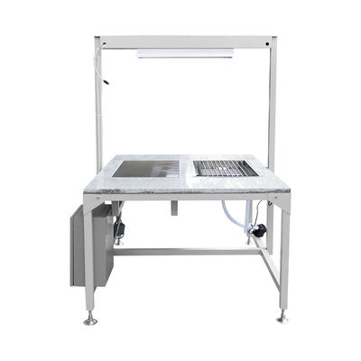 Tabela de cozimento de silicone manual Estação de trabalho única Peso 120 kg Para distribuição