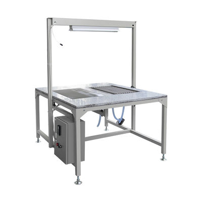 Tabela de cozimento de silicone manual Estação de trabalho única Peso 120 kg Para distribuição
