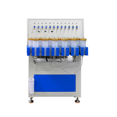 Máquina de goteo de etiquetas de PVC líquido de goma de 12 colores Máquina de fabricación de silicona de estilo ampliado
