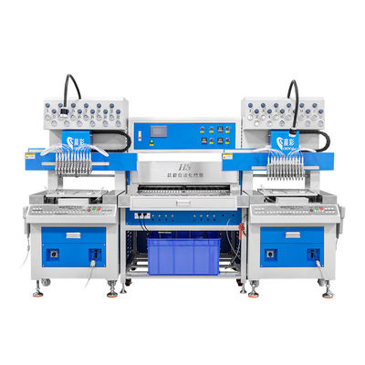 Automatische 12-Farben-Kleine-PVC-Etikettiermaschine-Silikon-Tropfmaschine für Schlüsselanhänger-Untersetzer