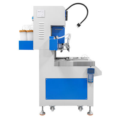 Automatische 12-Farben-Kleine-PVC-Etikettiermaschine-Silikon-Tropfmaschine für Schlüsselanhänger-Untersetzer