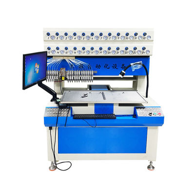 Máy nhỏ giọt PVC chất lỏng tự động đầy đủ màu xanh trắng với hệ thống lập trình PC