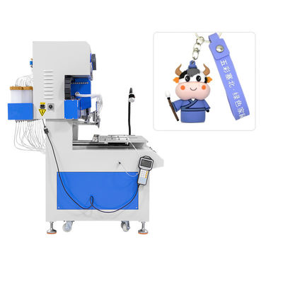 18 couleurs machine de fabrication de pantoufles en PVC haut en silicone porte-clés artisanal machine à goutte à goutte