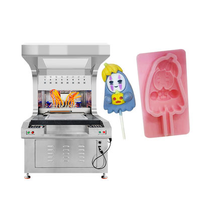 Machine automatique de revêtement de chocolat en acier inoxydable 8 couleurs machine de décoration de gâteau