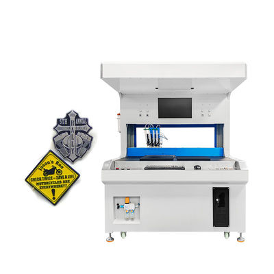 Machine automatique d'égouttement de peinture en émail visuel, 4 couleurs, deux stations, pour matériel de coloration