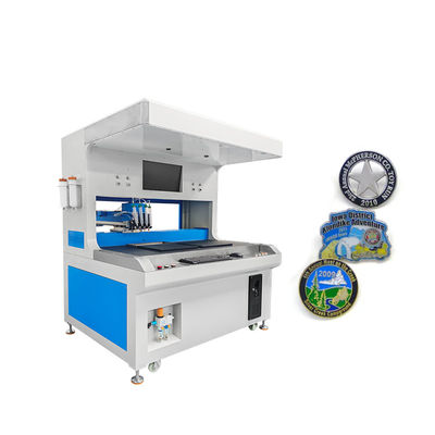 Machine automatique d'égouttement de peinture en émail visuel, 4 couleurs, deux stations, pour matériel de coloration
