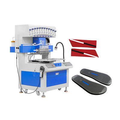 12 màu PVC cao su silicone Keychain Patch Machine