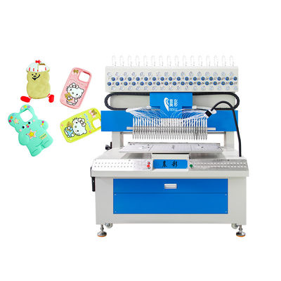 Máy nhỏ giọt vá cao su PVC lỏng tự động 32 màu