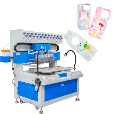 Machine de fabrication de patchs en caoutchouc PVC 24 couleurs pour figurines de dessins animés 2D 3D