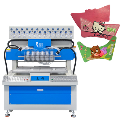 Machine de fabrication de patchs en caoutchouc PVC 24 couleurs pour figurines de dessins animés 2D 3D