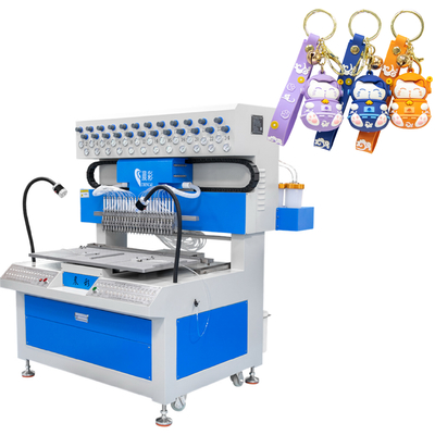 24 Color Rubber 3D Patches Dripping Machine Coin Purse Making Machine