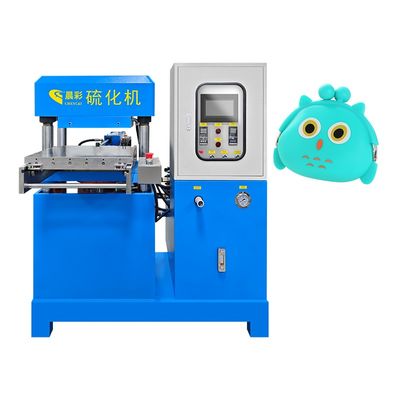 Machine de vulcanisation en silicone 50T pour la fabrication de porte-monnaie pour étuis d'écouteurs