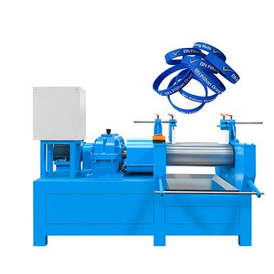 Macchina per la lavorazione della gomma con alimentazione 380V/3P/50HZ e velocità del rullo di 15-20 giri/min per un'efficiente raffinazione della gomma