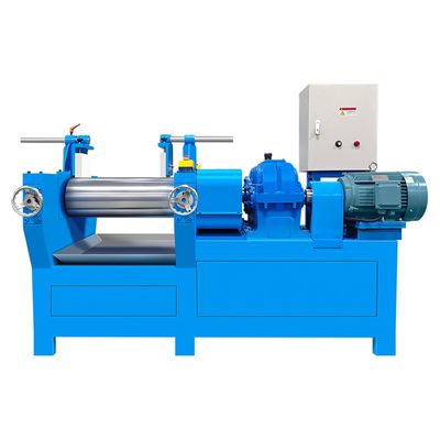 Macchina per la lavorazione della gomma con alimentazione 380V/3P/50HZ e velocità del rullo di 15-20 giri/min per un'efficiente raffinazione della gomma
