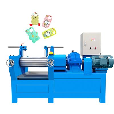 9 Inch Rubber Milling Machine with 1-10mm Roller Distance and 1140x2800x1440mm Dimensions for Solid Raw Material