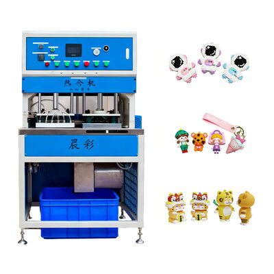 Energy Saving 3D Press Molding Machine with 250*300mm Working Desk and 7340W Maximum Power for PVC Keychains