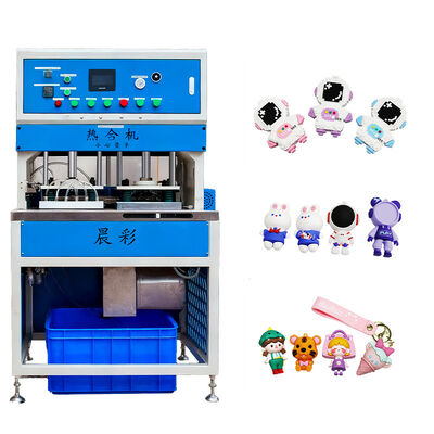 Energy Saving 3D Press Molding Machine with 250*300mm Working Desk and 7340W Maximum Power for PVC Rubber Patches