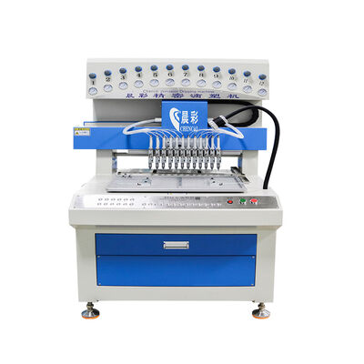 Automatic 12 Colors Silicone Label Machine Enlarged  Liquid Dispenser Machine Soft PVC Machine