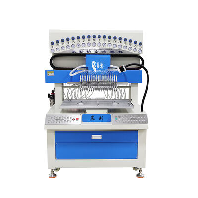 Automatic PVC Label Dripping Machine 18 Colors PVC Dispensing Machine for 2D 3D PVC Keychain Machine