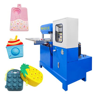 Máquina automática de curado térmico de etiquetas de silicona de 70 toneladas para la fabricación de monedas