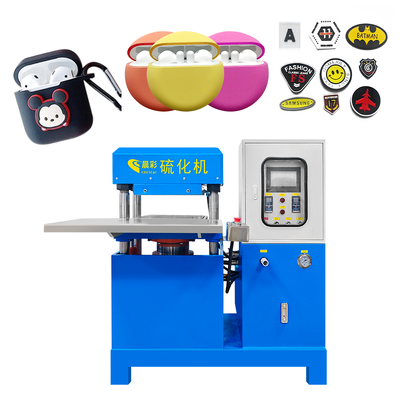 70T Automatic Silicone Vulcanizing Heat Hot Plate Pressing Press Molding Machine for Making Coin Purse Coaster Phone Case