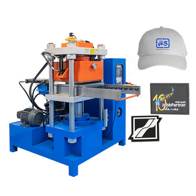 Automatic 50T Silicone Trademark Logo Vacuum Vulcanizing Machine Heat Pressing Molding for Making Label