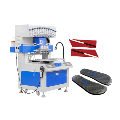 12 Farben Silikon Schlüsselschnur Verteilung Maschine PVC Schuhe Slipper Ober machen Maschine
