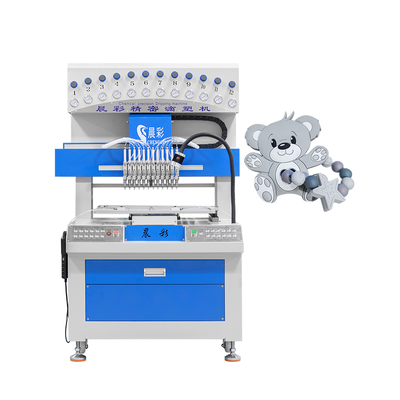 12 Colors PVC Trademark Logo Dripping Machine Silicone Bracelet Making Machine