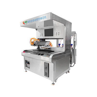 4 Colors Automatic Stainless Steel Chocolate Decorating Machine for Candy Dripping