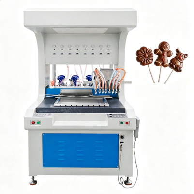 Automatic 8 Colors Chocolate Decorating Machine with 1200mm/s Speed and 600*400mm Work Bench