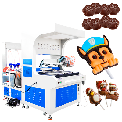 Automatic 8 Colors Chocolate Decorating Machine with 1200mm/s Speed and 600*400mm Work Bench