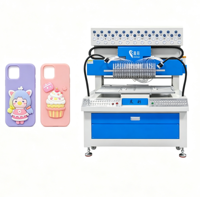 24 Colors Automatic Phone Case Dispensing Machine PVC Dripping Machine for Silicone Keychains Dolls Making