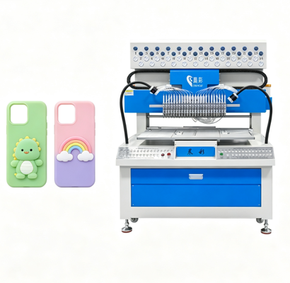 24 Colors Automatic Silicone Phone Case Making Machine PVC Keychain Dripping Machine for Dispensing Trademark Logo