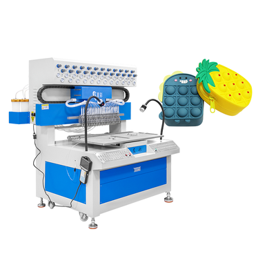 24 Colors Automatic PVC Dispensing Machine with 0.01mm XYZ Accuracy for Energy Saving Silicone Product Making