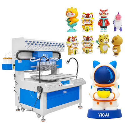 24 Colors Automatic Soft PVC Silicone Craft Dispensing Machine for Coin Purse Keychains Making