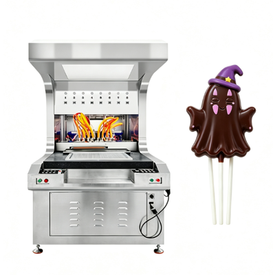 Stainless Steel 8 Colors Automatic Chocolate Decorating Machine with 1200mm/s Speed for Cake and Candy